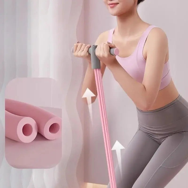 Multifunctional Foot Pedal Resistance Assistance Expander Chest Leg Band